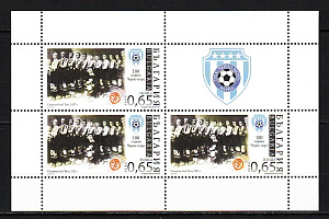 Болгария _, 2013, 100 лет футбольному клубу "Черное море", блок